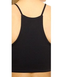 Черный укороченный топ от David Lerner