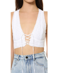 Черный укороченный топ от Free People