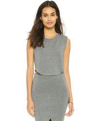 Черный укороченный топ от LnA