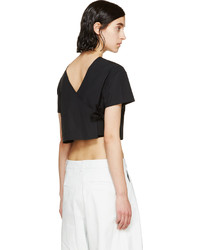 Черный укороченный топ от Marc by Marc Jacobs