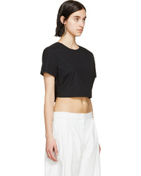 Черный укороченный топ от Marc by Marc Jacobs