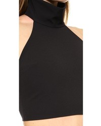 Черный укороченный топ от Bec & Bridge