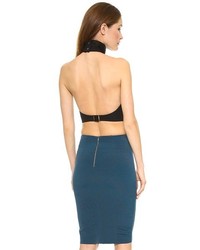 Черный укороченный топ от Bec & Bridge