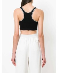 Черный укороченный топ от Opening Ceremony