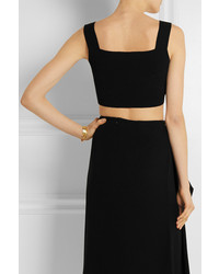 Черный укороченный топ от Marni