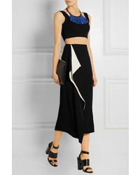 Черный укороченный топ от Marni