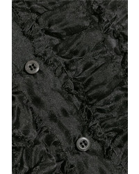 Черный укороченный топ от Miu Miu