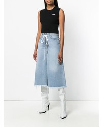 Черный укороченный топ от Gcds