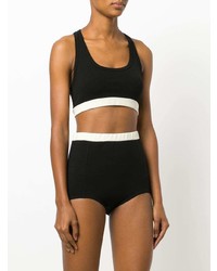 Черный укороченный топ от RED Valentino