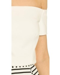 Черный укороченный топ от Nicholas