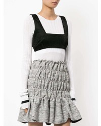 Черный укороченный топ от Georgia Alice