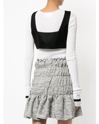 Черный укороченный топ от Georgia Alice