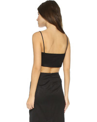 Черный укороченный топ от Rag & Bone
