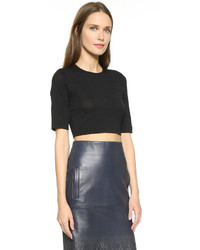 Черный укороченный топ от Dion Lee