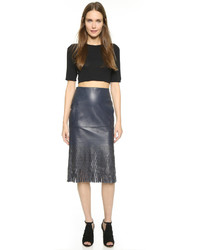 Черный укороченный топ от Dion Lee