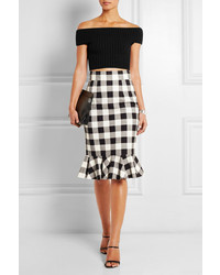 Черный укороченный топ от Michael Kors