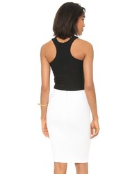 Черный укороченный топ от Aq/Aq