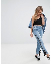 Черный укороченный топ от Pull&Bear