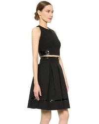 Черный укороченный топ от Tamara Mellon