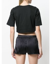 Черный укороченный топ от Coup De Coeur