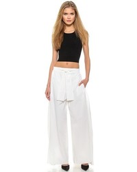 Черный укороченный топ от Ronny Kobo