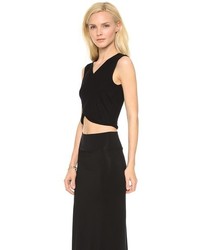 Черный укороченный топ от Rachel Pally