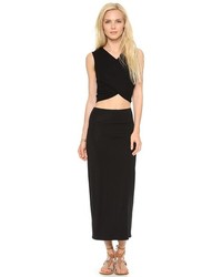 Черный укороченный топ от Rachel Pally