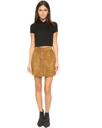 Черный укороченный топ от Lanston