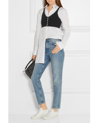 Черный укороченный топ от Alexander Wang