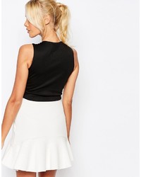 Черный укороченный топ от Fashion Union