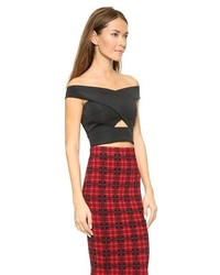 Черный укороченный топ от Shakuhachi