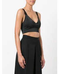 Черный укороченный топ от Murmur