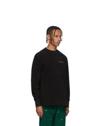 Мужской черный флисовый свитшот от Aimé Leon Dore