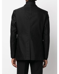 Мужской черный хлопковый двубортный пиджак от Tom Ford