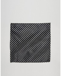 Черный хлопковый нагрудный платок от Reclaimed Vintage