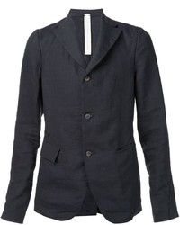 Мужской черный хлопковый пиджак от A Diciannoveventitre
