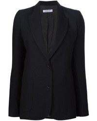 Женский черный хлопковый пиджак от Anine Bing