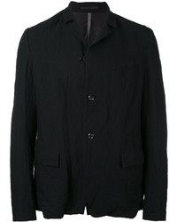 Мужской черный хлопковый пиджак от Attachment