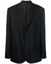Мужской черный хлопковый пиджак от Balenciaga