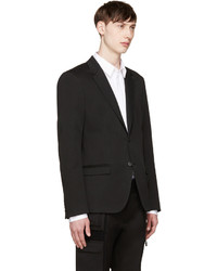 Мужской черный хлопковый пиджак от Calvin Klein Collection