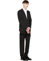 Мужской черный хлопковый пиджак от Calvin Klein Collection