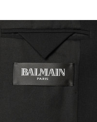 Мужской черный хлопковый пиджак от Balmain