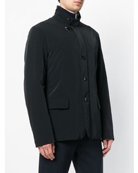 Мужской черный хлопковый пиджак от Fay