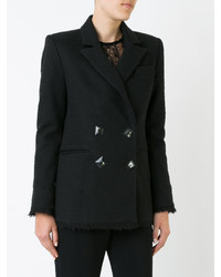Женский черный хлопковый пиджак от Rebecca Vallance