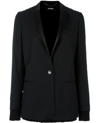 Женский черный хлопковый пиджак от Diesel