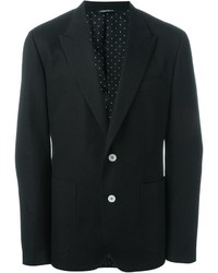 Мужской черный хлопковый пиджак от Dolce & Gabbana