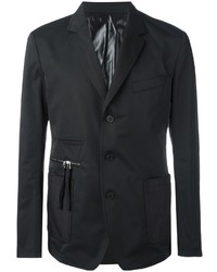 Мужской черный хлопковый пиджак от Givenchy