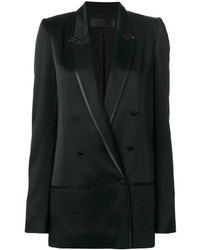 Женский черный хлопковый пиджак от Haider Ackermann