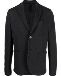 Мужской черный хлопковый пиджак от Harris Wharf London