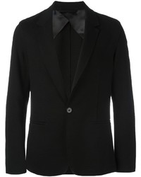 Мужской черный хлопковый пиджак от Lanvin